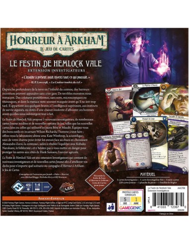 Horreur à Arkham Jce : Le Festin De Hemlock Vale - Extension Investigateurs - Jeux de société - Fantasy Flight Games