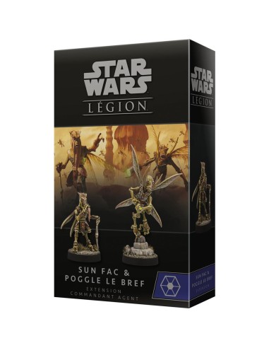 Star Wars : Légion - Sun Fac et Poggle Le Bref - Extension Commandant / Agent - Jeux de société - Atomic Mass Games