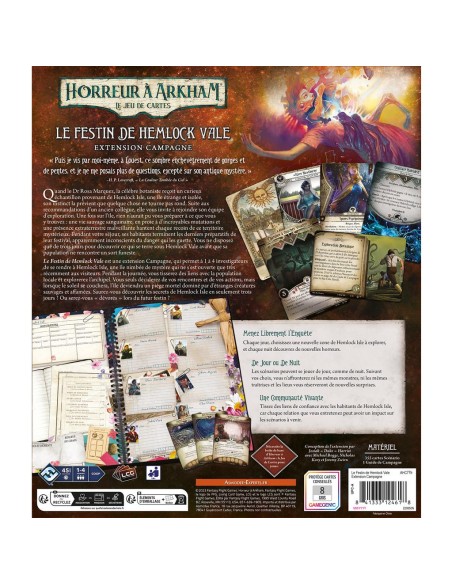 Horreur à Arkham Jce : Le Festin De Hemlock Vale - Extension Campagne - Jeux de société - Fantasy Flight Games