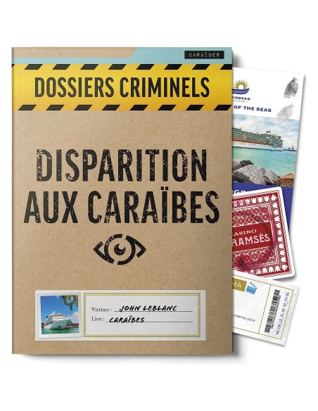 Dossiers Criminels - Disparition Aux Caraïbes - Jeux de société - Platonia Games