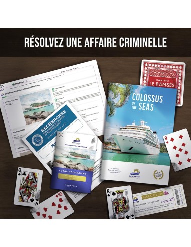 Dossiers Criminels - Disparition Aux Caraïbes - Jeux de société - Platonia Games
