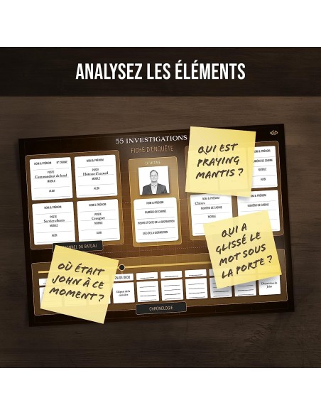 Dossiers Criminels - Disparition Aux Caraïbes - Jeux de société - Platonia Games