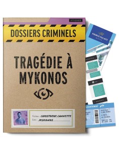 Dossiers Criminels - Tragédie à Mykonos - Jeux de société - Platonia Games