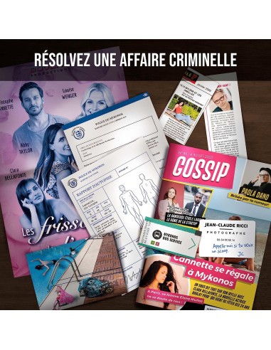 Dossiers Criminels - Tragédie à Mykonos - Jeux de société - Platonia Games