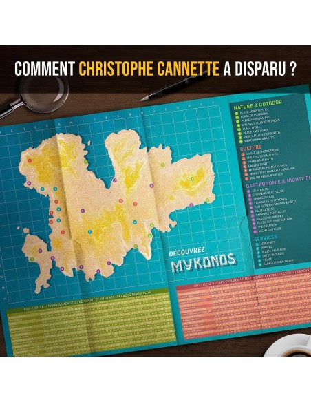 Dossiers Criminels - Tragédie à Mykonos - Jeux de société - Platonia Games