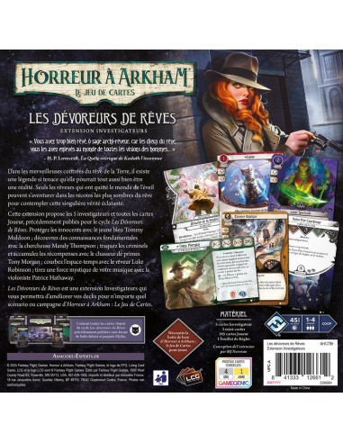 Arkham Jce - Extension Les Dévoreurs de Rêves - Investigateur - Fantasy Flight Games