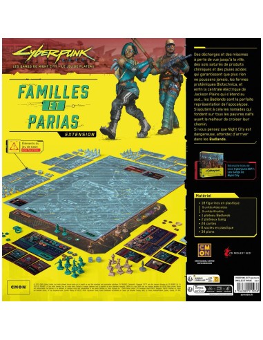 Cyberpunk 2077: Families and Outcasts - Jeux de société - Cmon
