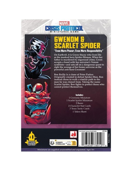 Marvel Crisis Protocol: Gwenom & Scarlet Spider - Jeux de figurines - Atomic Mass Games