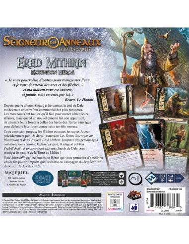 Le Seigneur des Anneaux Jce - Extension Ered Mithrin - Héros - Fantasy Flight Games