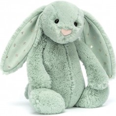 Peluche Lapin Scintillant Vert Bashful - 31cm - Jellycat