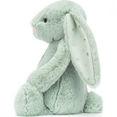 Peluche Lapin Scintillant Vert Bashful - 31cm - Jellycat 2