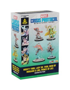Marvel Crisis Protocol: Mighty Thor, Lady Sif, Thor, Hero of Midgard & Loki, Prince of Lies - Atomic Mass Games