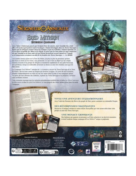Les Seigneur des Anneaux Jce - Extension Ered Mithrin - Campagne - Fantasy Flight Games