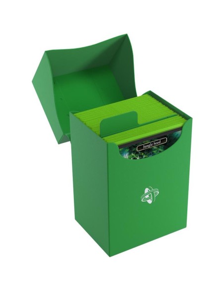 Boite range cartes Pokemon, Magic Deck Holder 80+ Green - Gamegenic