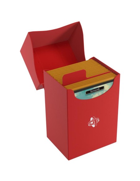 Boite range cartes Pokemon, Magic Deck Holder 80+ Red - Gamegenic