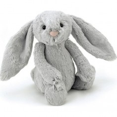 Peluche Lapin Gris Silver Bashful - 18 cm - Jellycat