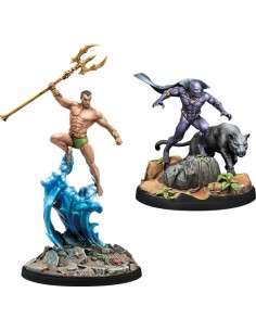 Black Panther, Chosen Bast Namor, Submariner - Extension Marvel Crisis Protocol - Atomic Mass Games 2