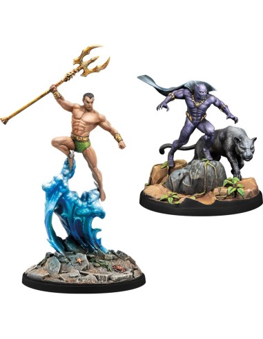 Black Panther, Chosen Bast Namor, Submariner - Extension Marvel Crisis Protocol - Atomic Mass Games