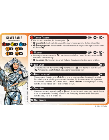 Marvel Crisis Protocol: Shang-Chi & Silver Sable - Jeux de figurines - Atomic Mass Games