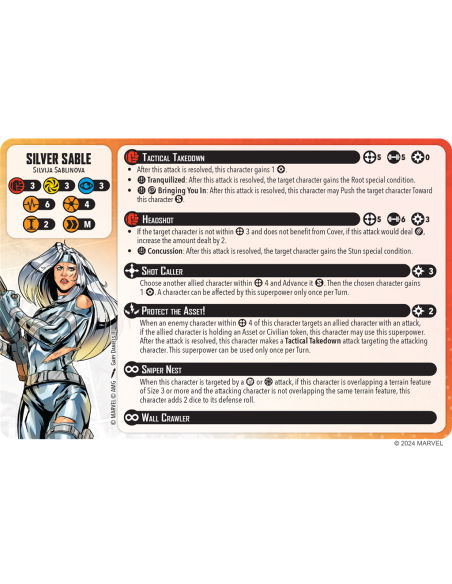 Marvel Crisis Protocol: Shang-Chi & Silver Sable - Jeux de figurines - Atomic Mass Games