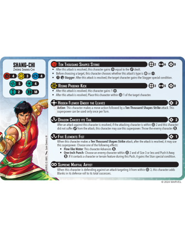 Marvel Crisis Protocol: Shang-Chi & Silver Sable - Jeux de figurines - Atomic Mass Games