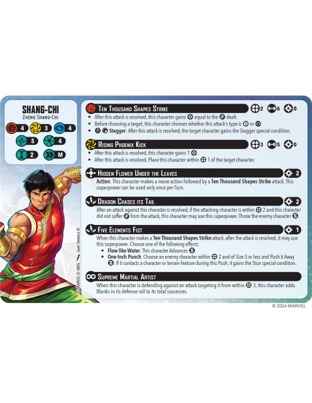 Marvel Crisis Protocol: Shang-Chi & Silver Sable - Jeux de figurines - Atomic Mass Games