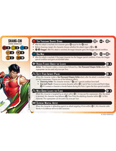 Marvel Crisis Protocol: Shang-Chi & Silver Sable - Jeux de figurines - Atomic Mass Games