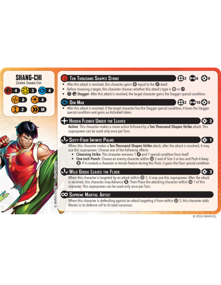 Marvel Crisis Protocol: Shang-Chi & Silver Sable - Jeux de figurines - Atomic Mass Games