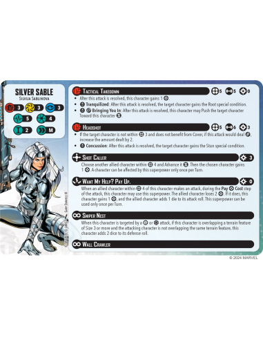 Marvel Crisis Protocol: Shang-Chi & Silver Sable - Jeux de figurines - Atomic Mass Games