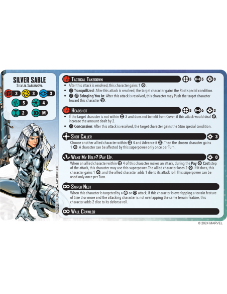 Marvel Crisis Protocol: Shang-Chi & Silver Sable - Jeux de figurines - Atomic Mass Games