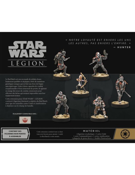 Bad Batch - Extension Unité - Star Wars Légion - Atomic Mass Games