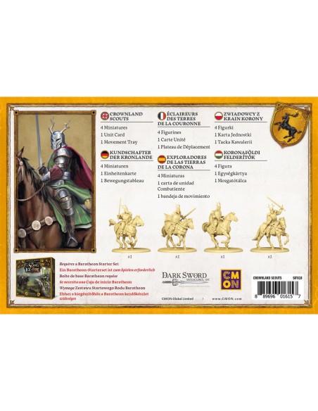 Le Trône de Fer: le Jeu de Figurines - Eclaireurs des Terres de la Couronne - Jeux de figurines - Cmon