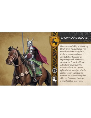 Le Trône de Fer: le Jeu de Figurines - Eclaireurs des Terres de la Couronne - Jeux de figurines - Cmon