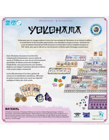 Yokohama - Jeux de société - Synapses Games