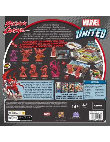 Marvel United - Maximum Carnage - Jeux de société - Cmon
