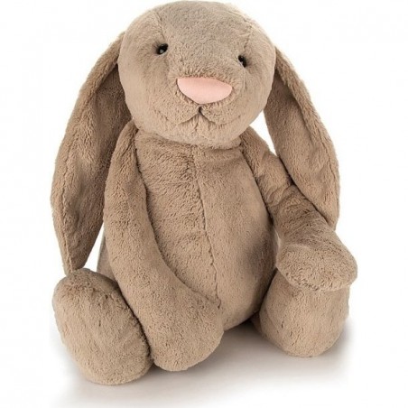 Peluche Géante Lapin Beige Bashful - 108 cm - Jellycat