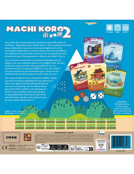 Machi Koro 2 - Jeux de société - Cmon