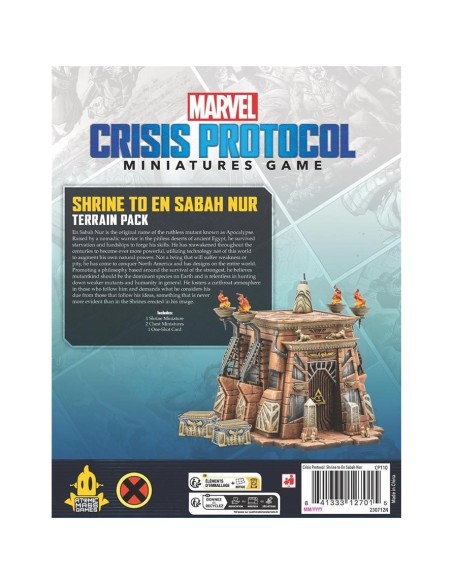 Marvel Crisis Protocol: Shrine to En Sabah Nur Terrain Pack - Jeux de figurines - Atomic Mass Games