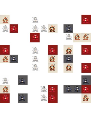 99 Ninjas - Jeu de Société - Jeu de Stratégie - Don't Panic Games