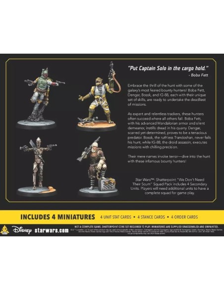 Star Wars : Shatterpoint - We Don’t Need Their Scum Unit Pack - Atomic Mass Games