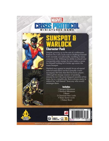 Marvel Crisis Protocol: Sunspot & Warlock - Jeux de figurines - Atomic Mass Games