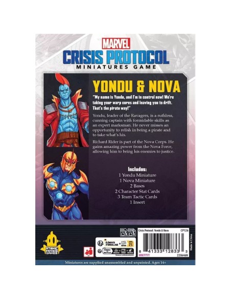 Marvel Crisis Protocol: Nova & Yondu - Jeux de figurines - Atomic Mass Games