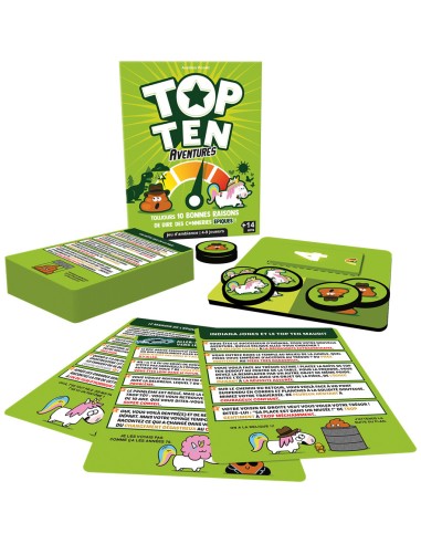 Top Ten Aventures - Jeu de Société - Jeu d'Ambiance - Cocktail Games