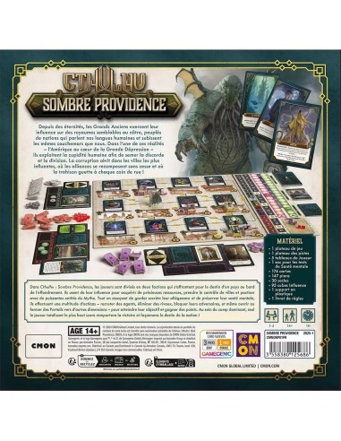 Cthulhu: Sombre Providence - Jeux de société - Cmon