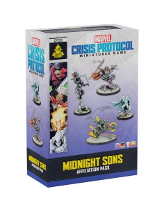 Marvel Crisis Protocol: Midnight Sons Affiliation Pack - Jeux de figurines - Atomic Mass Games