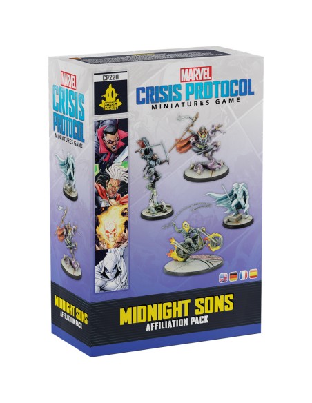 Marvel Crisis Protocol: Midnight Sons Affiliation Pack - Jeux de figurines - Atomic Mass Games