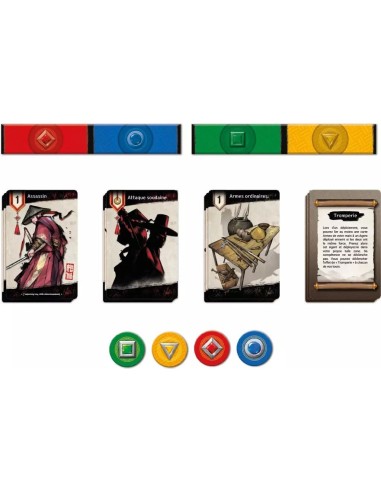 Shadow Blades - Jeu de Société - Jeu de Stratégie - Don't Panic Games