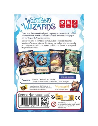 Woodland Wizards - Jeu de Société - Jeu de Cartes - Don't Panic Games