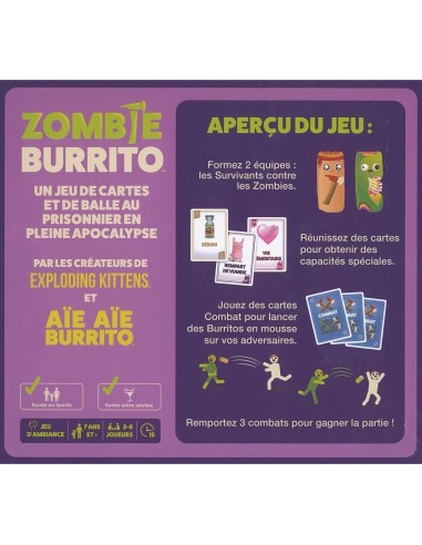Zombie Burrito - Un jeu - sur la - Exploding Kittens