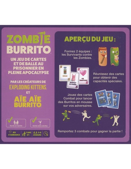 Zombie Burrito - Un jeu - sur la - Exploding Kittens